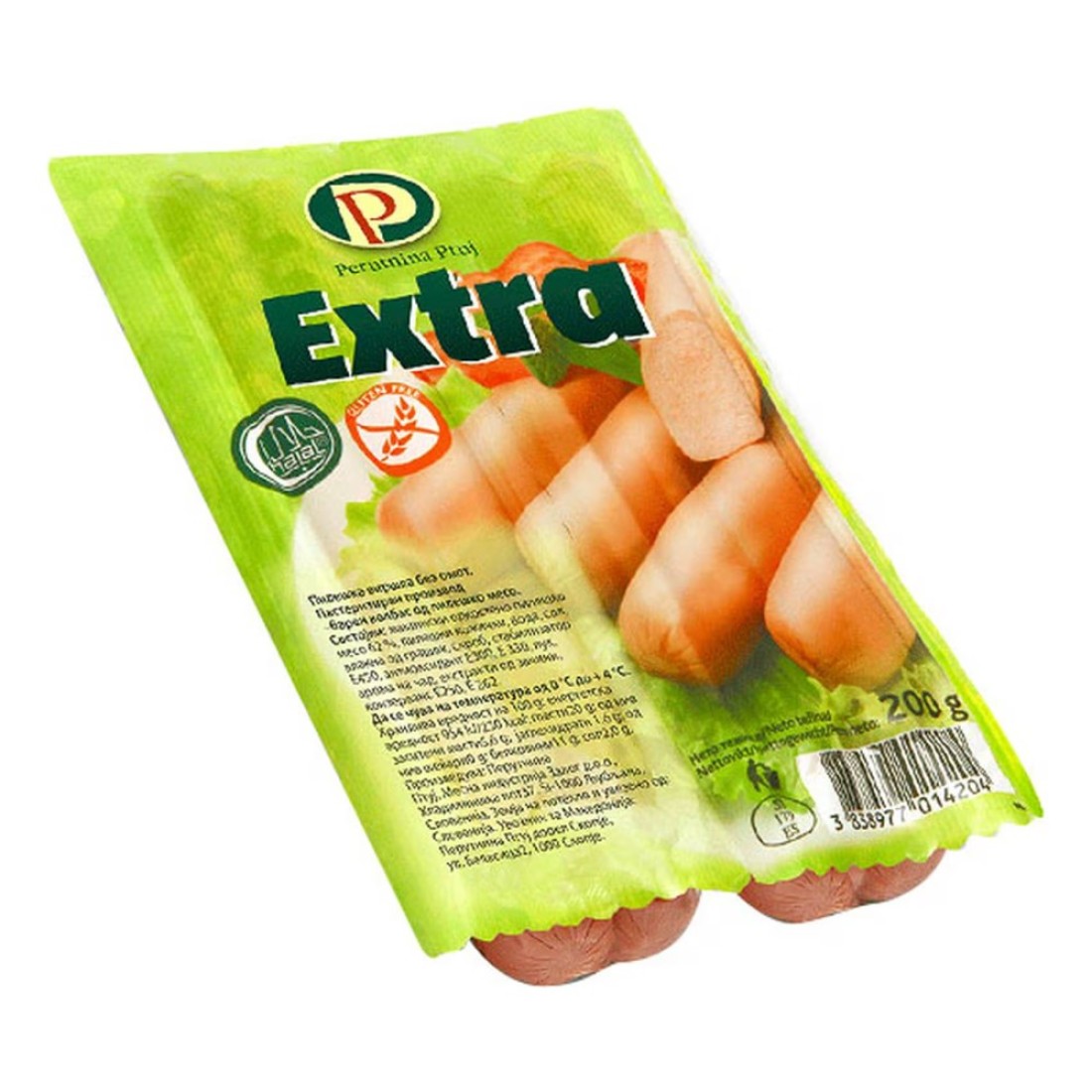 Perutnina Extra Chicken Frankfurter 200g