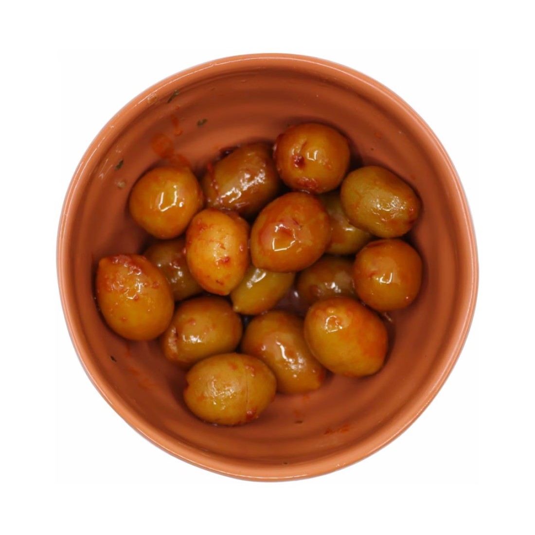 زيتون أخضر مع بهارات