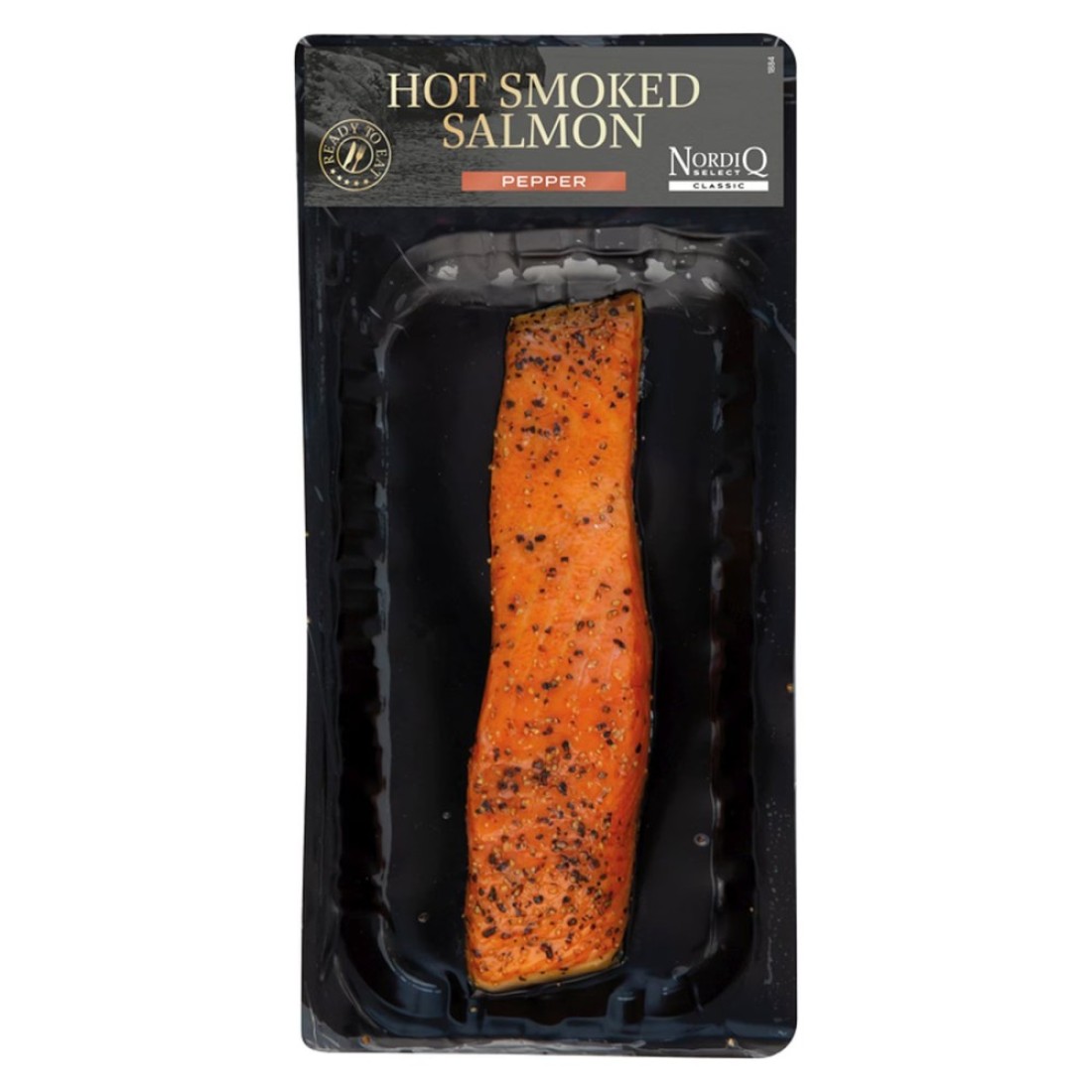 NordiQ Select Classic Hot Smoked Salmon Pepper 100g