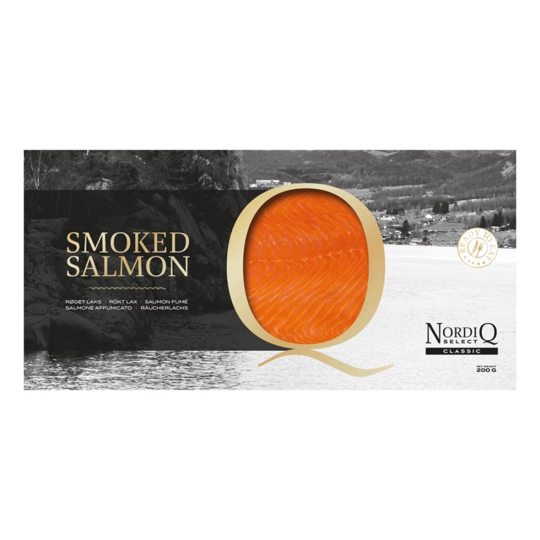 NordiQ Select Classic Cold Smoked Salmon 200g