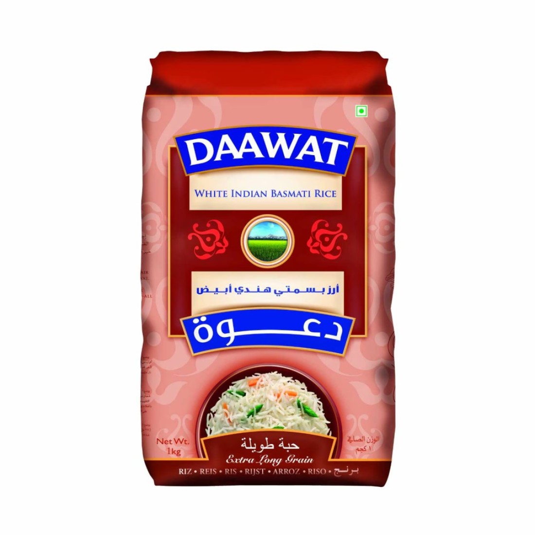 Daawat White Indian Basmati Rice, 1kg