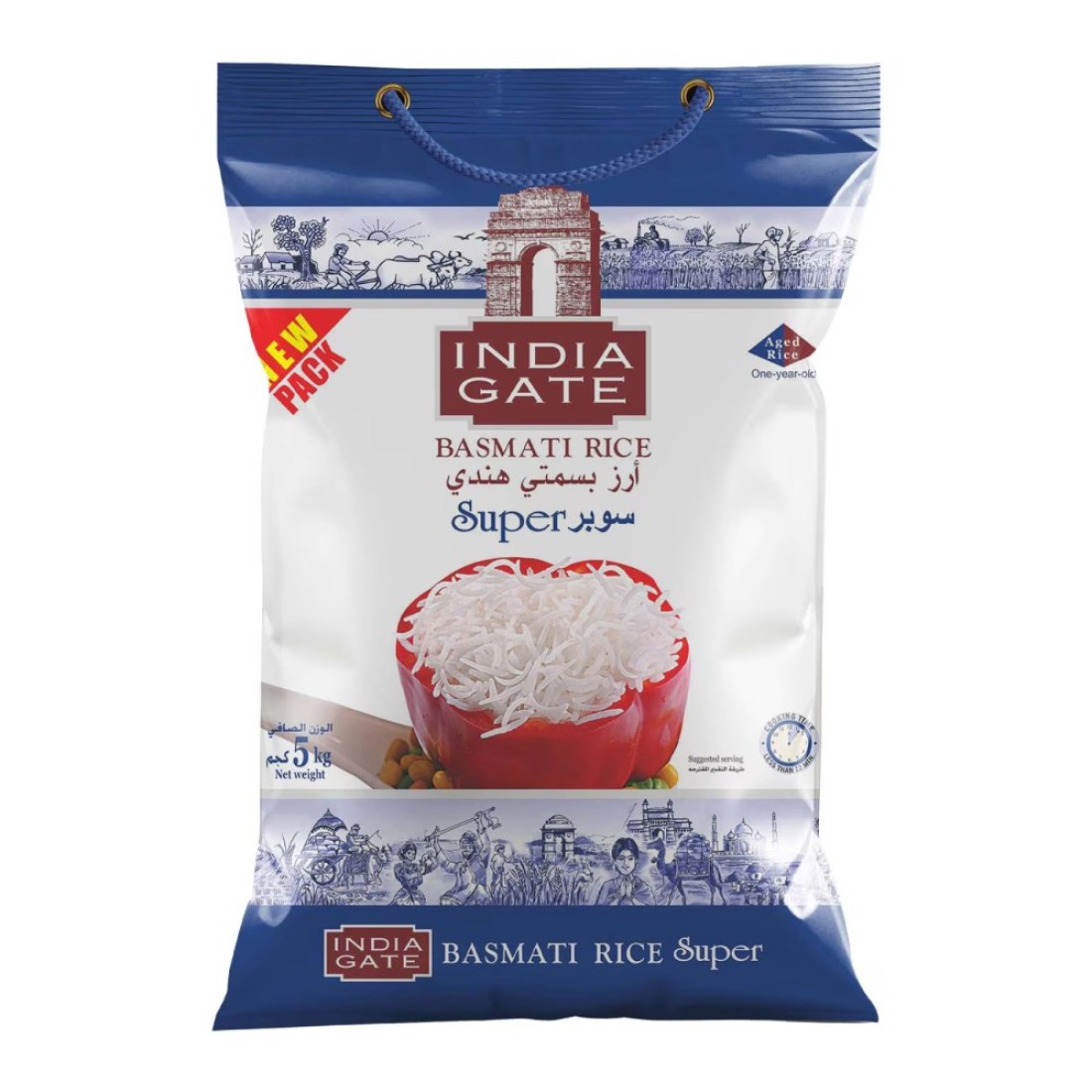 India Gate Super Basmati Rice, 5kg