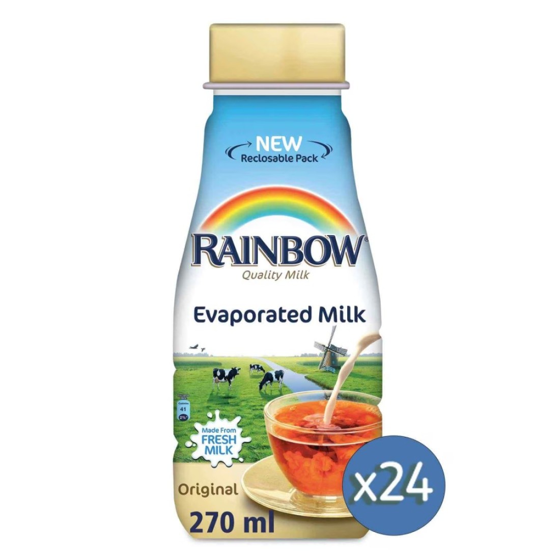 Rainbow Evaporated Milk 270ml Pack of 24