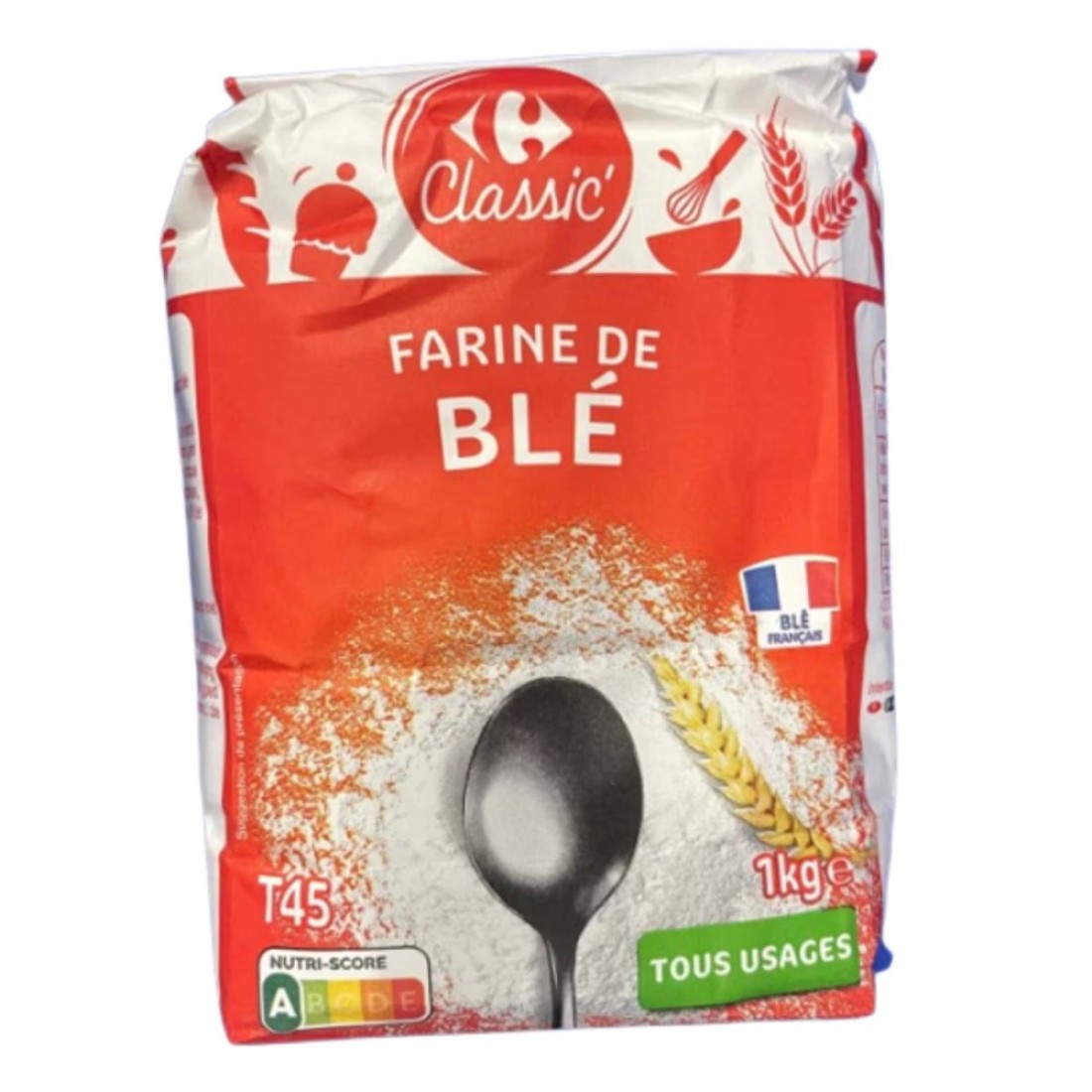 Carrefour T45 All Purpose Wheat Flour 1kg