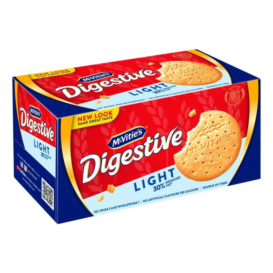 McVitie&#39;s Light Digestive Biscuits, 250g