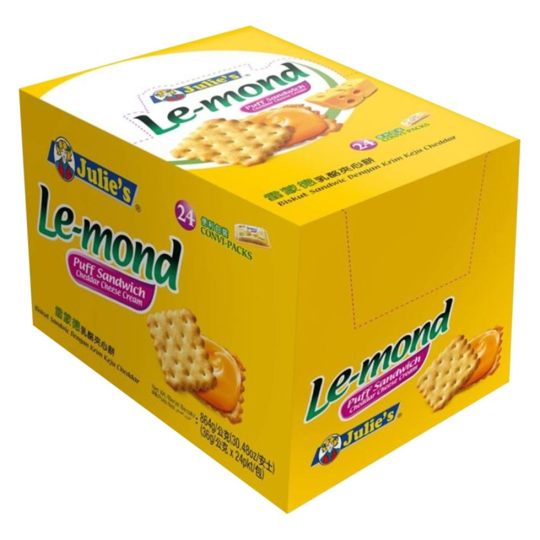 Julie&#39;s Lemond Chedar 1.29KG