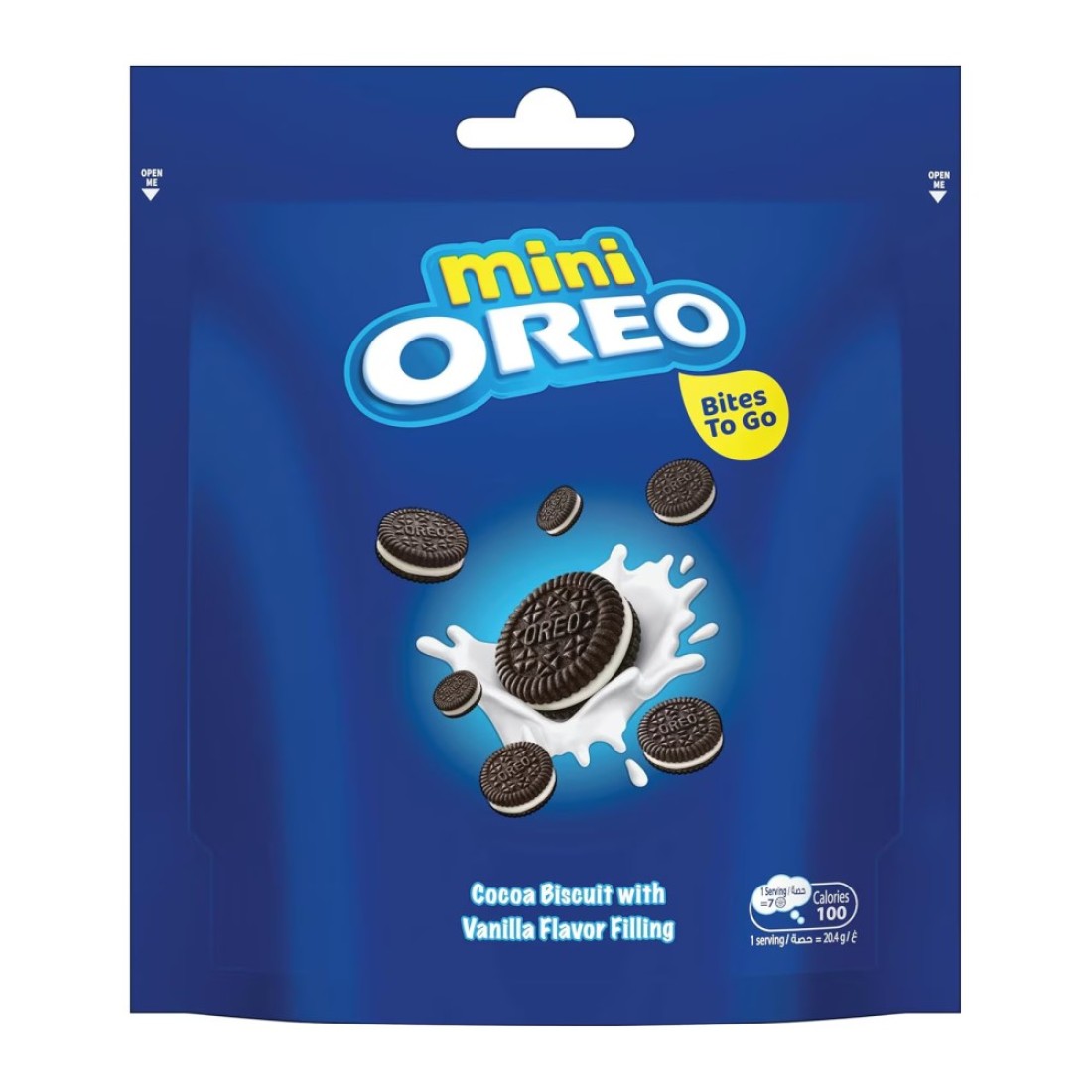 Oreo Original Mini Vanilla Flavour Cocoa Cookies, 67g