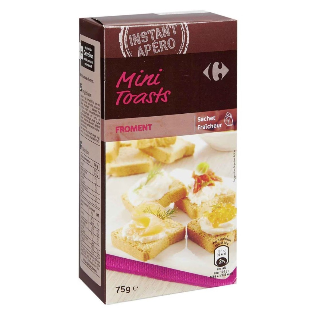Carrefour Mini Toast 75g