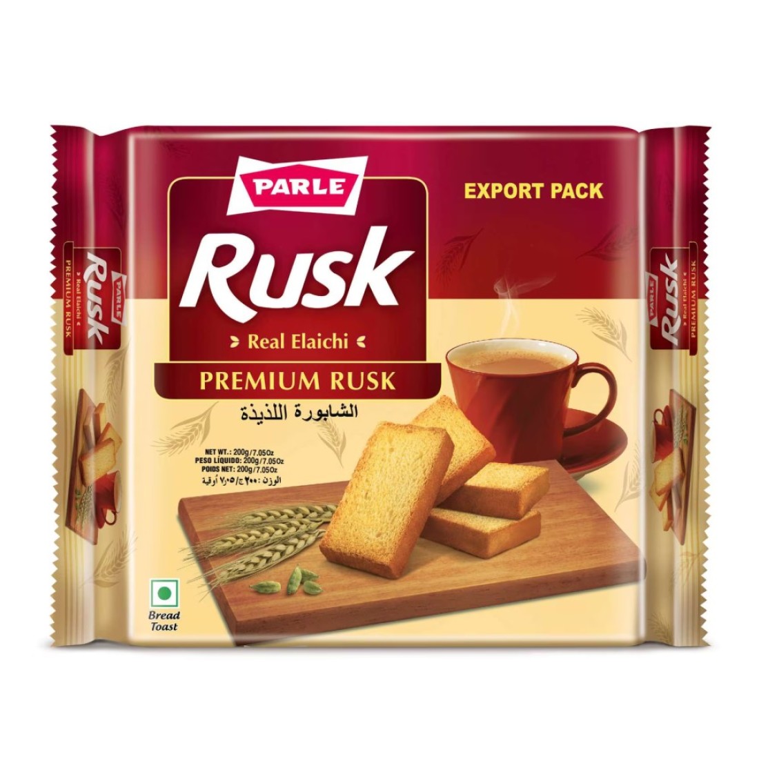 Parle Real Elaichi Premium Rusk Toast, 200g
