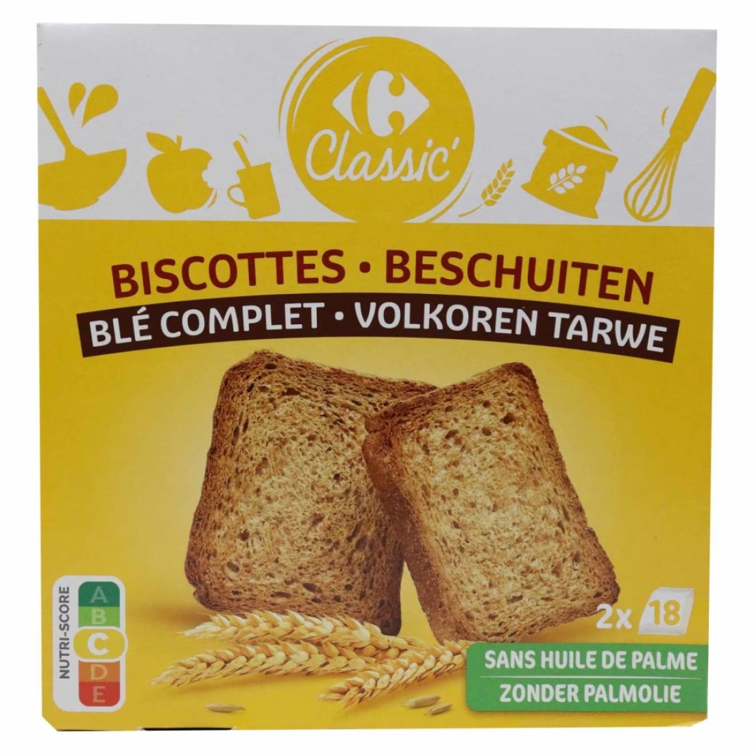 Carrefour Classic Whole Grain Toast 300g