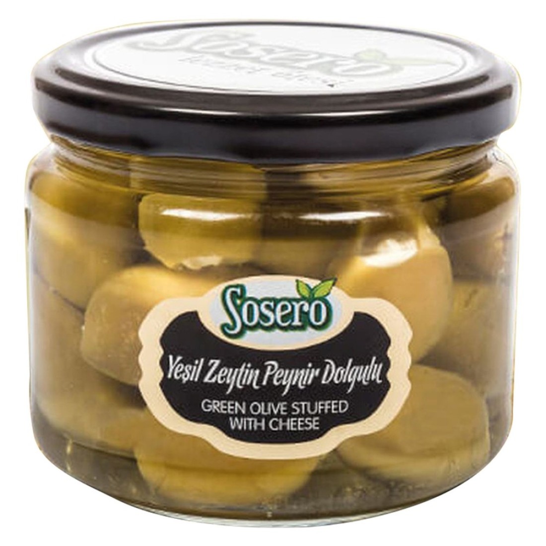 Sosero Green Olives Stuffed With Cheese 290g
