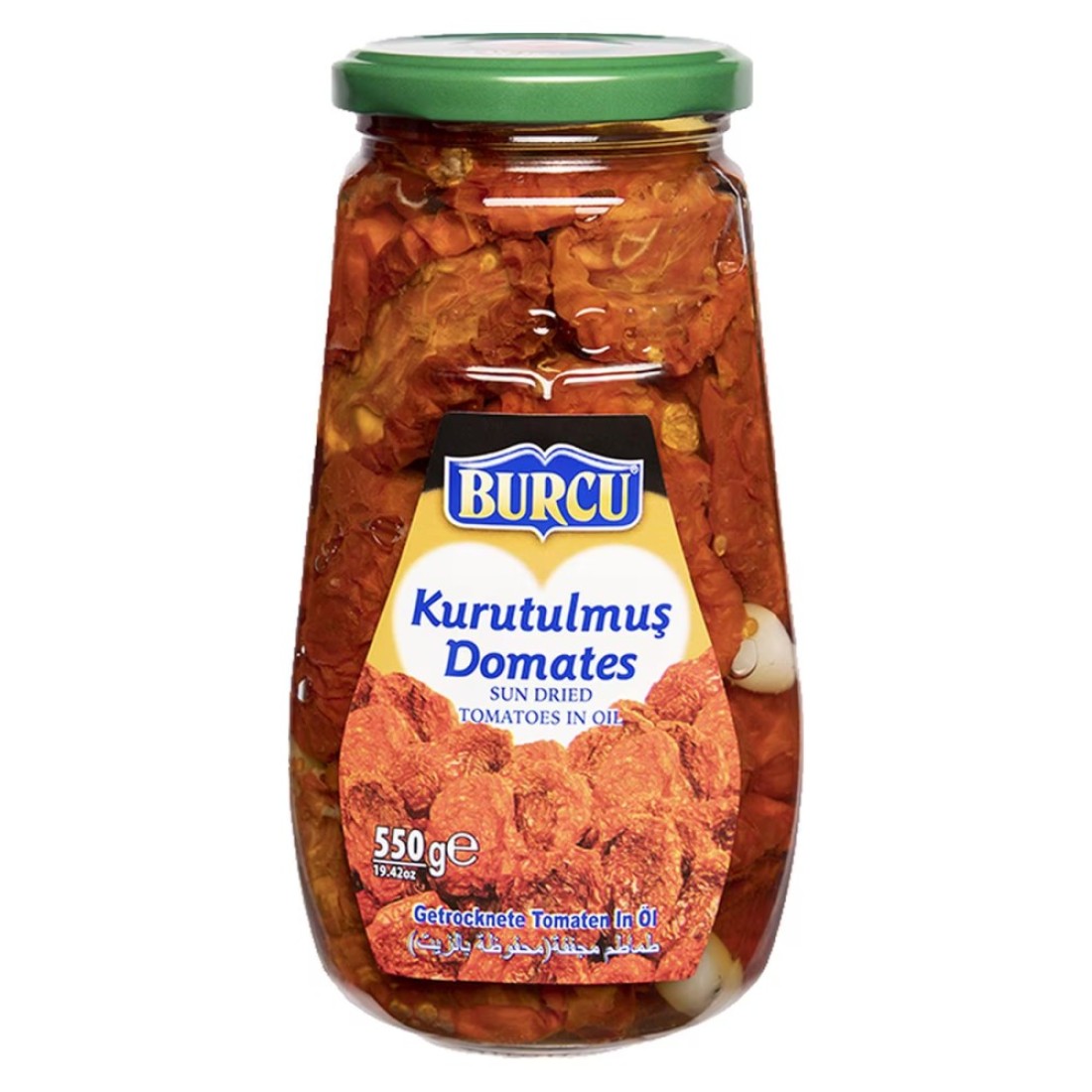 Burcu Sun Dried Tomatoes in Oil 550g