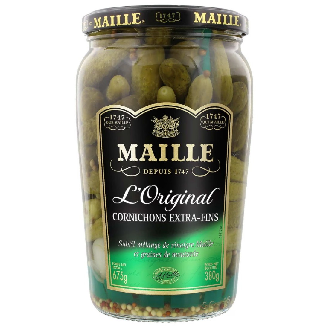 Maille Extra Fins Gherkins, 380g