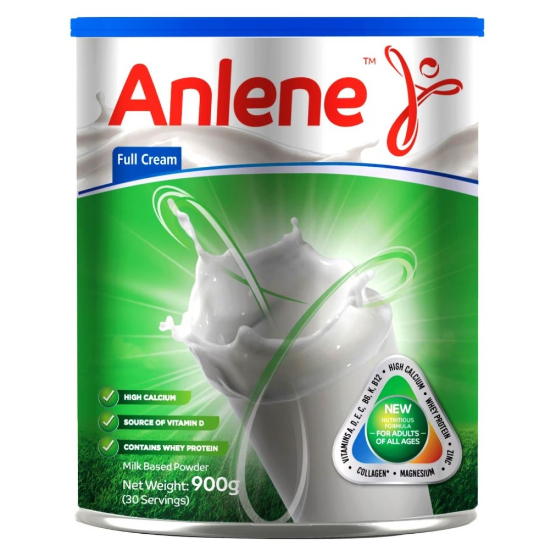Anlene Full Cream Milk Powder, 900g