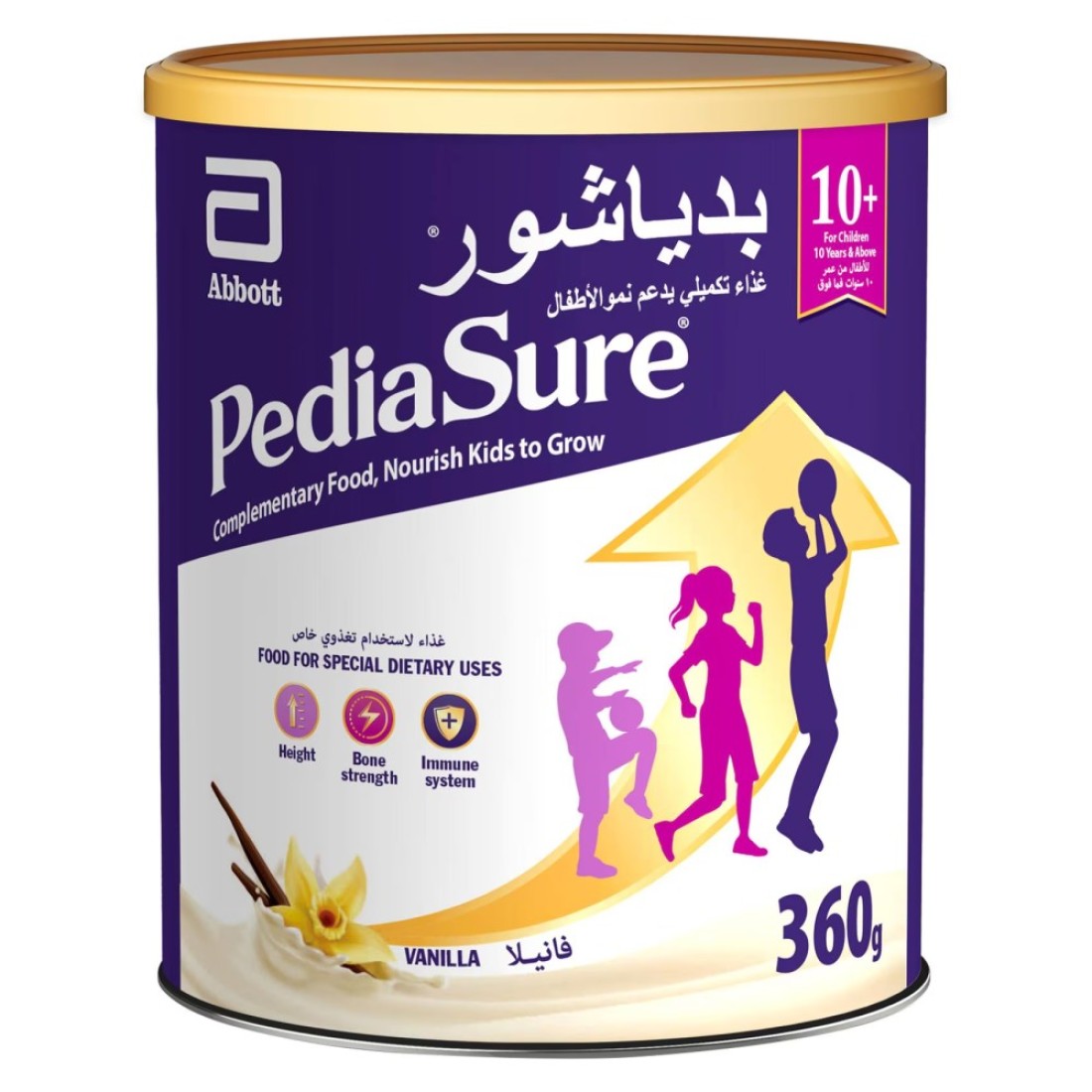 PediaSure Vanilla Complementary Food for Children, 10 Years and Above, 360g