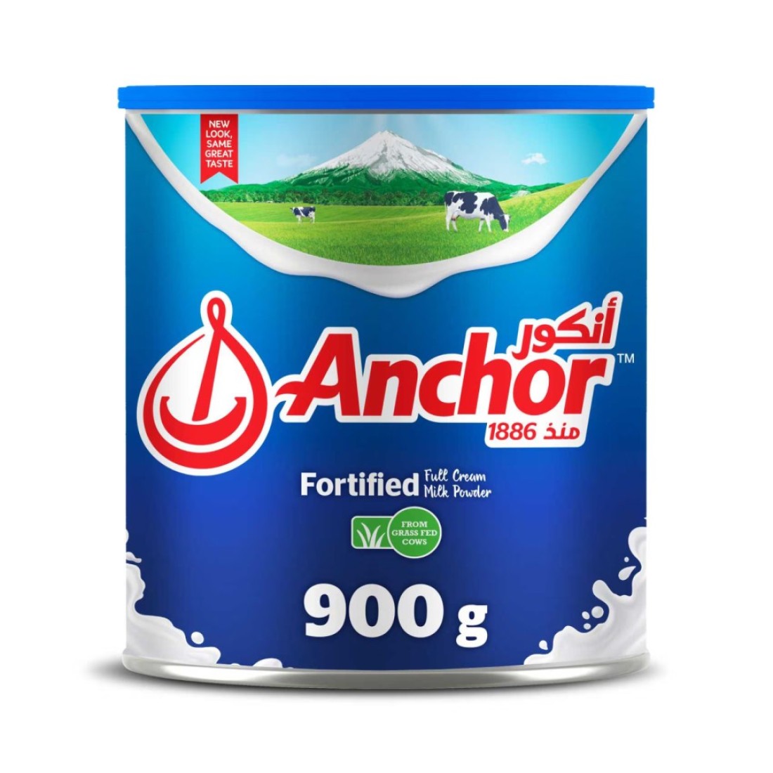 أنكور مسحوق حليب كامل الدسم مدعم 900 غرام