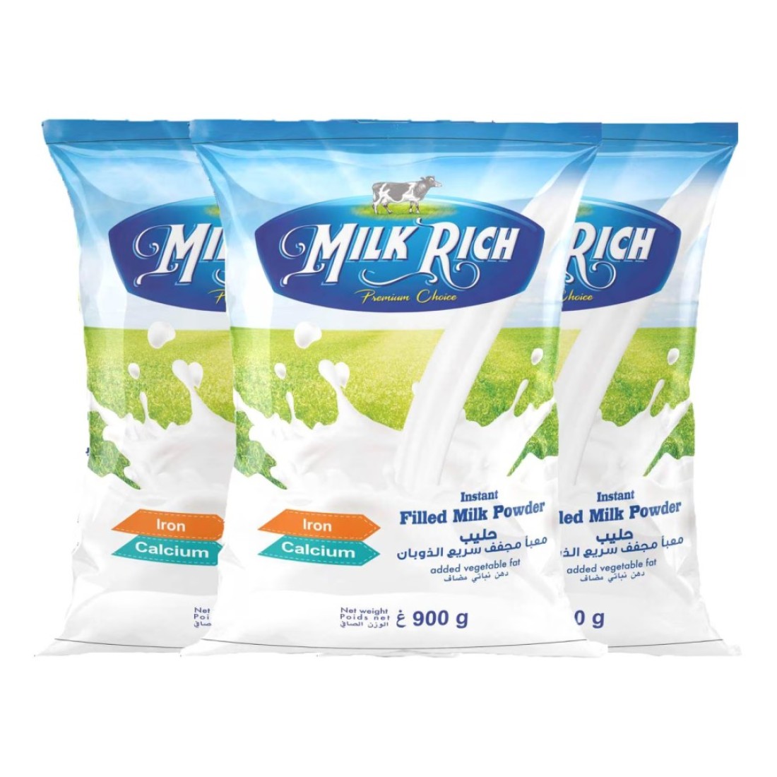Milk Rich Premium Choice Instant Filled Milk Powder 900g Pack of 3