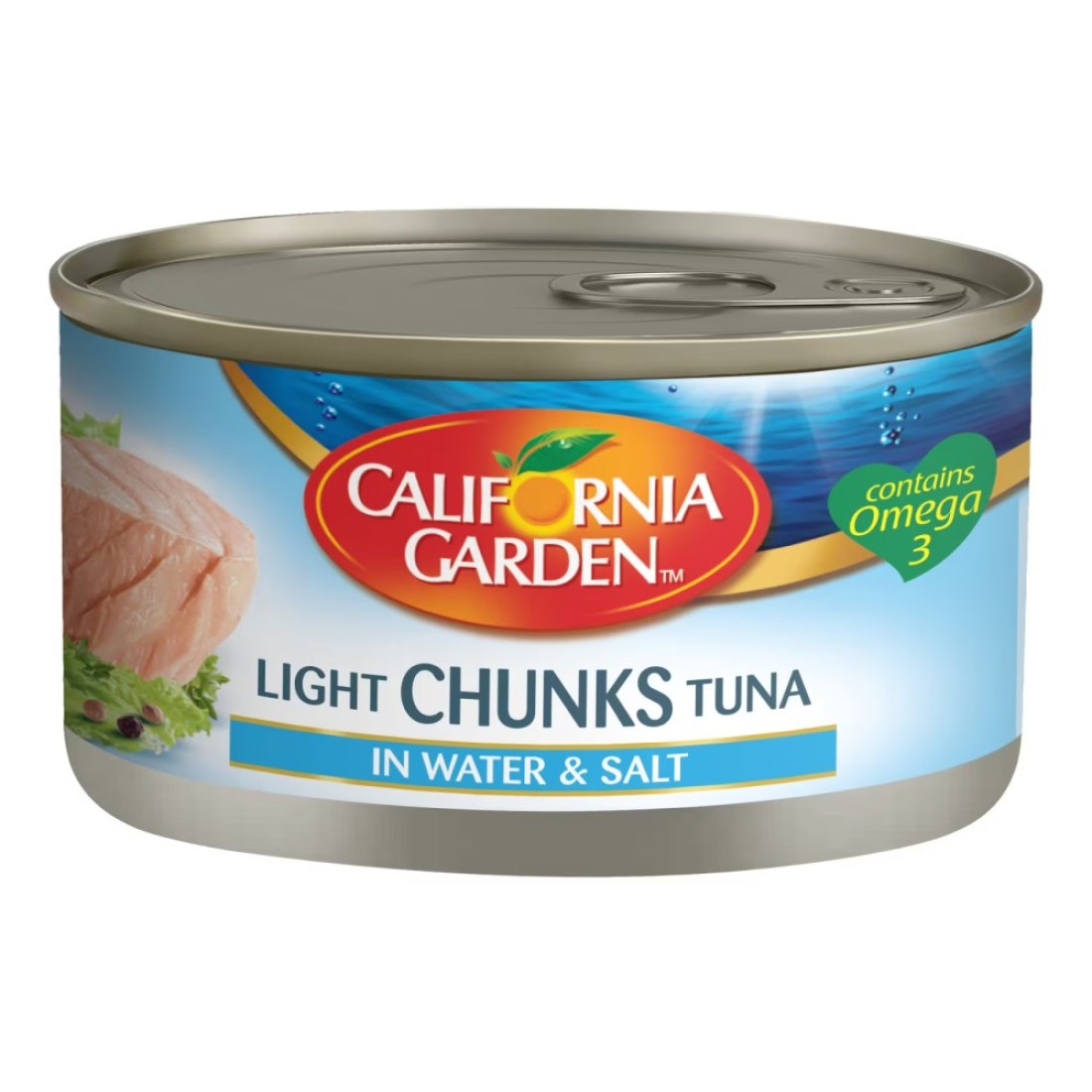California Garden Light Chunks Tuna In Water And Salt 185g