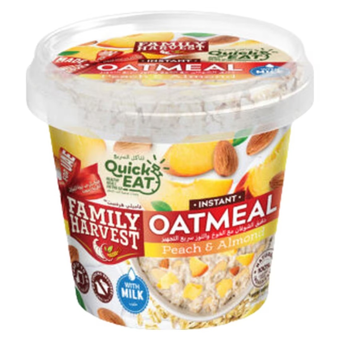Family Harvest Instant Oatmeal Peach and Almond 55g