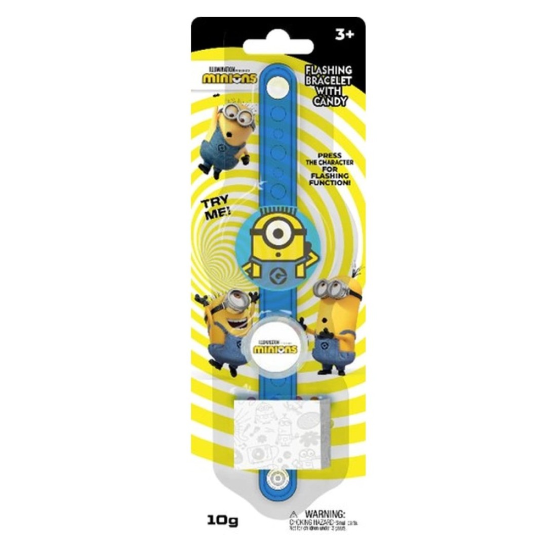 Minions Flashing Bracelet with Candy 10g