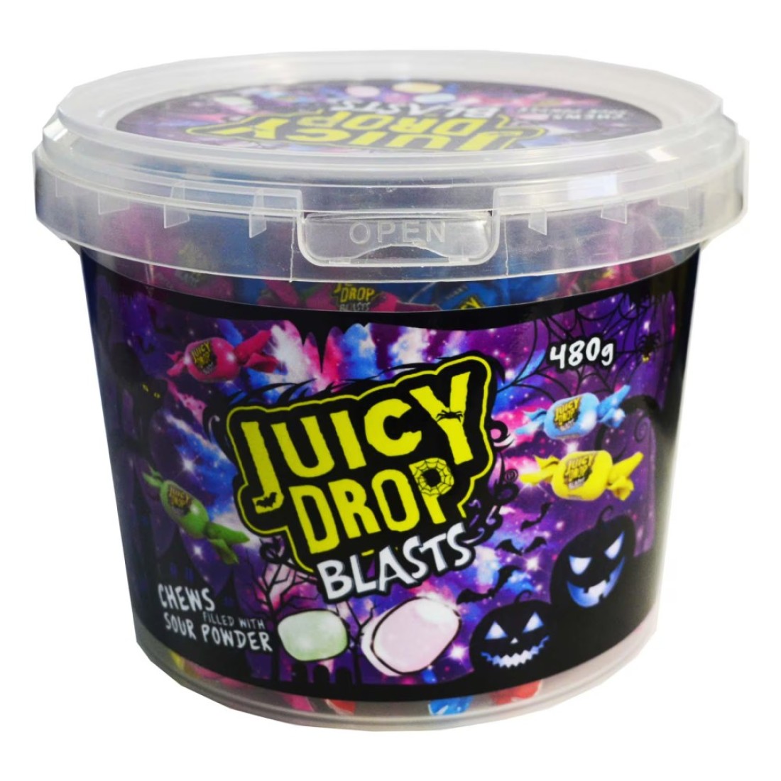 Bazooka Juicy Drop Blast Candy 480g