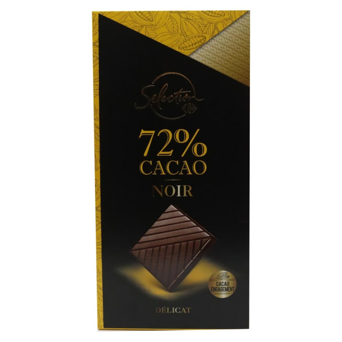 Carrefour Selection 72% Cocoa Dark Chocolate Bar 80g