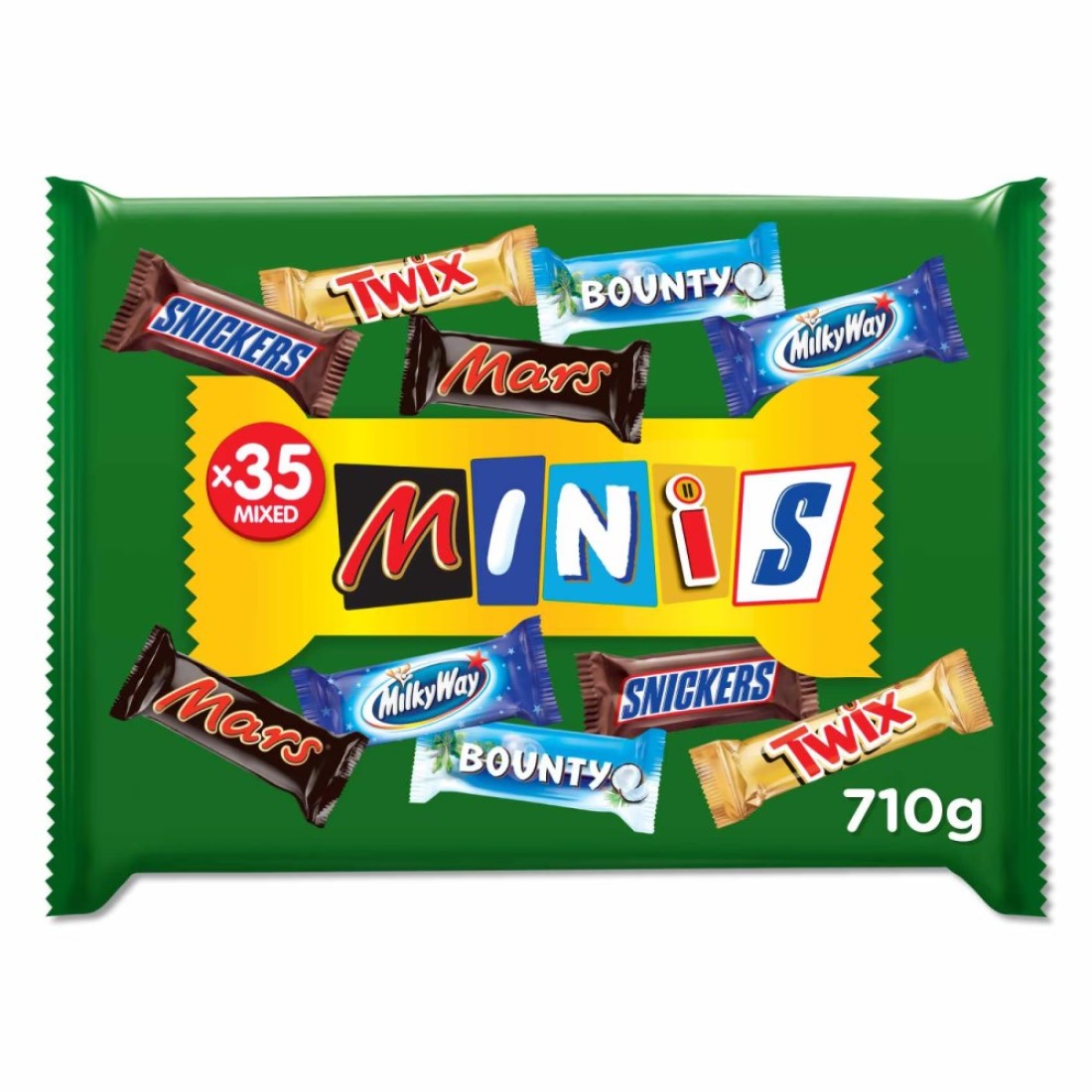 Best of Minis Pouch 35 Chocolate Bars 710g