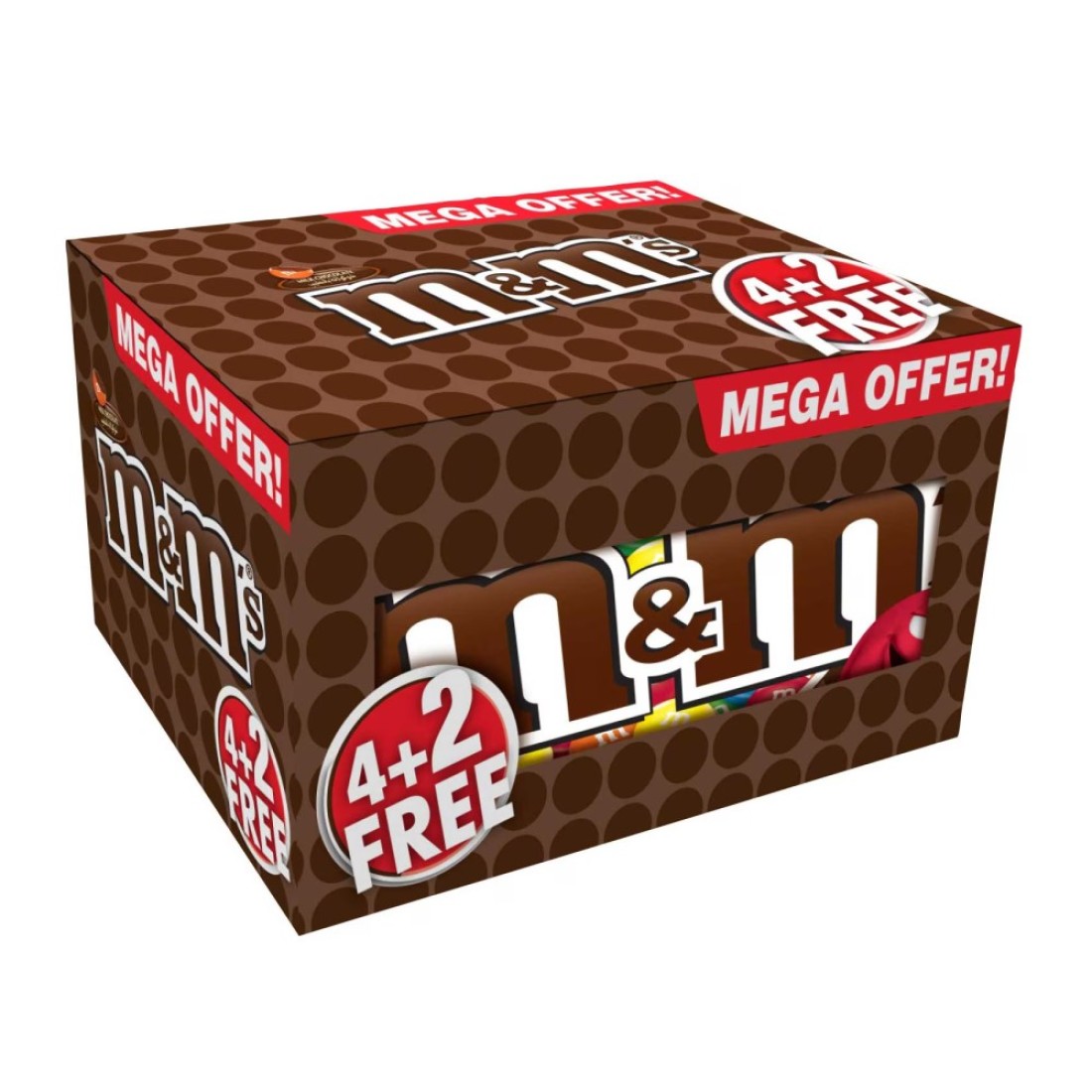 M&amp;M&#39;s Chocolate Candy, 45g Pack of 6