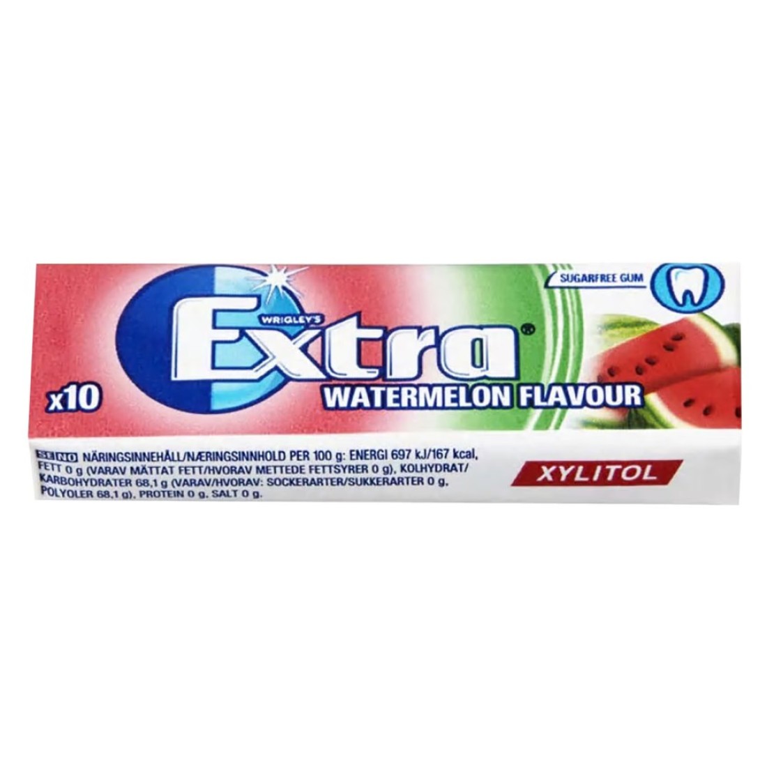 Wrigley&#39;s Extra Watermelon Sugarfree Chewing Gum, 14g
