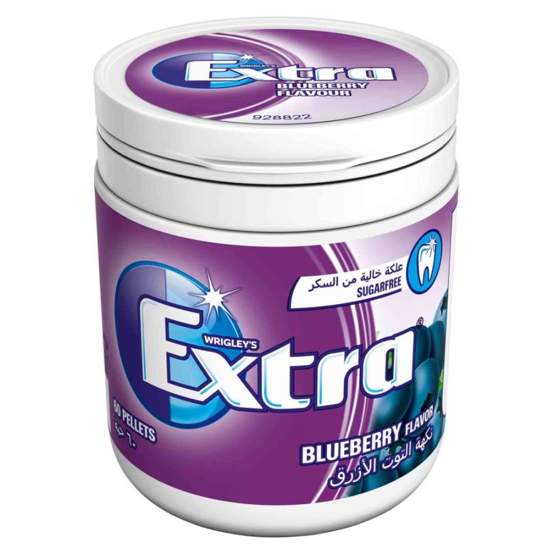 Wrigley&#39;s Extra Blueberry Flavour Sugarfree Chewing Gum, 84g