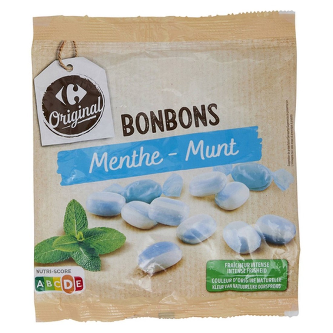 Carrefour Original Stripy Mint Candy 250g