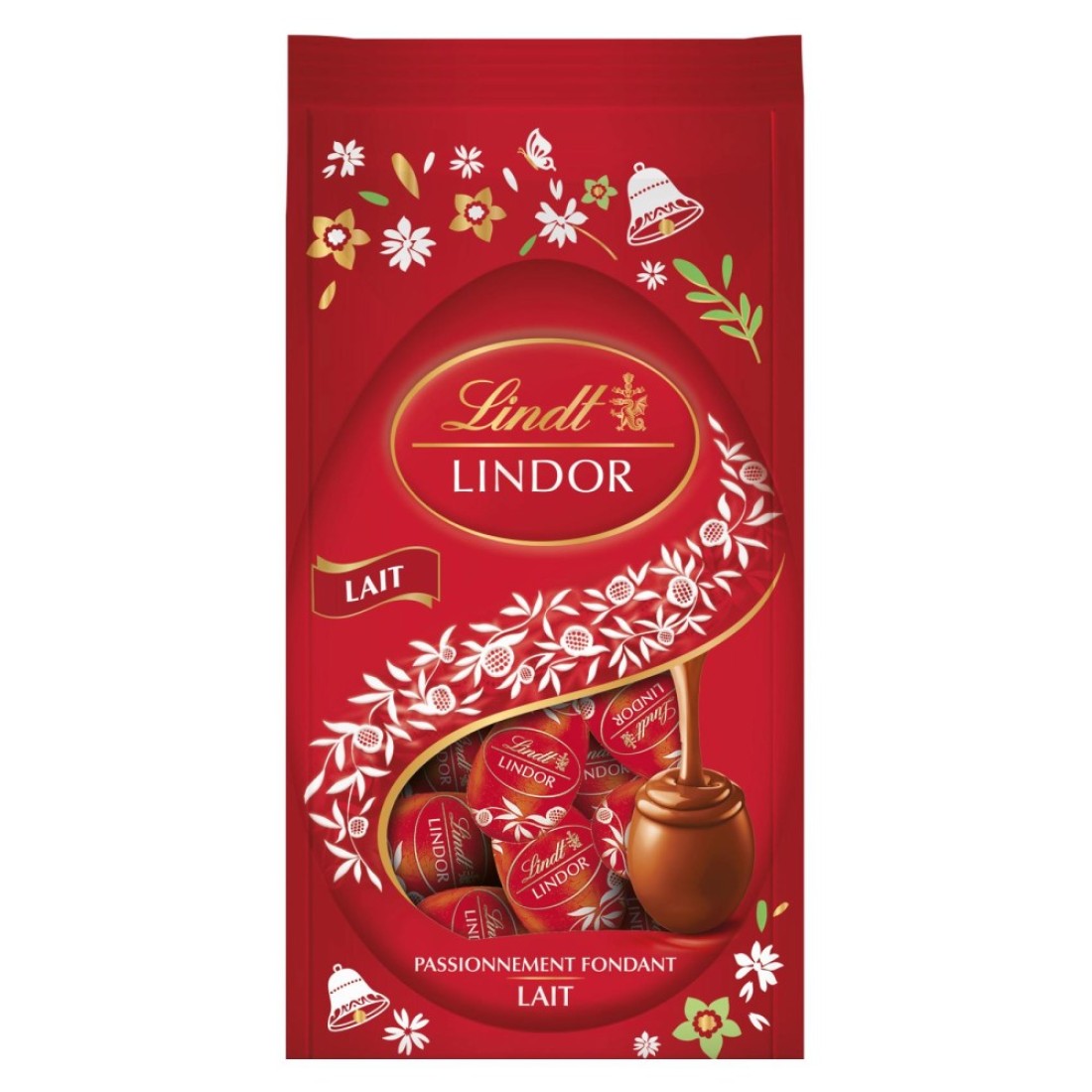 Lindt Lindor Mini Milk Passionment Fondant Egg Stand Bag 180g
