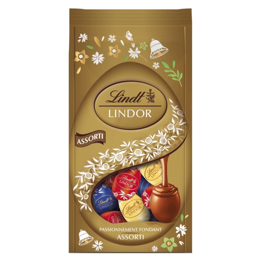 Lindt Lindor Mini Assorted Passionment Fondant Egg Stand Bag 180g