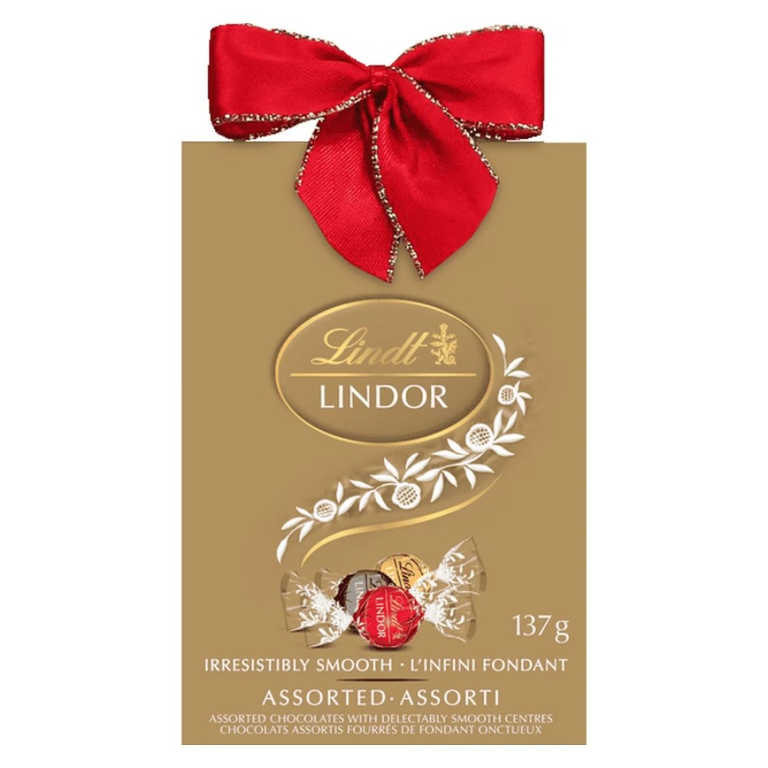Lindt Lindor Assorted Chocolate Truffles Gift Box 137g