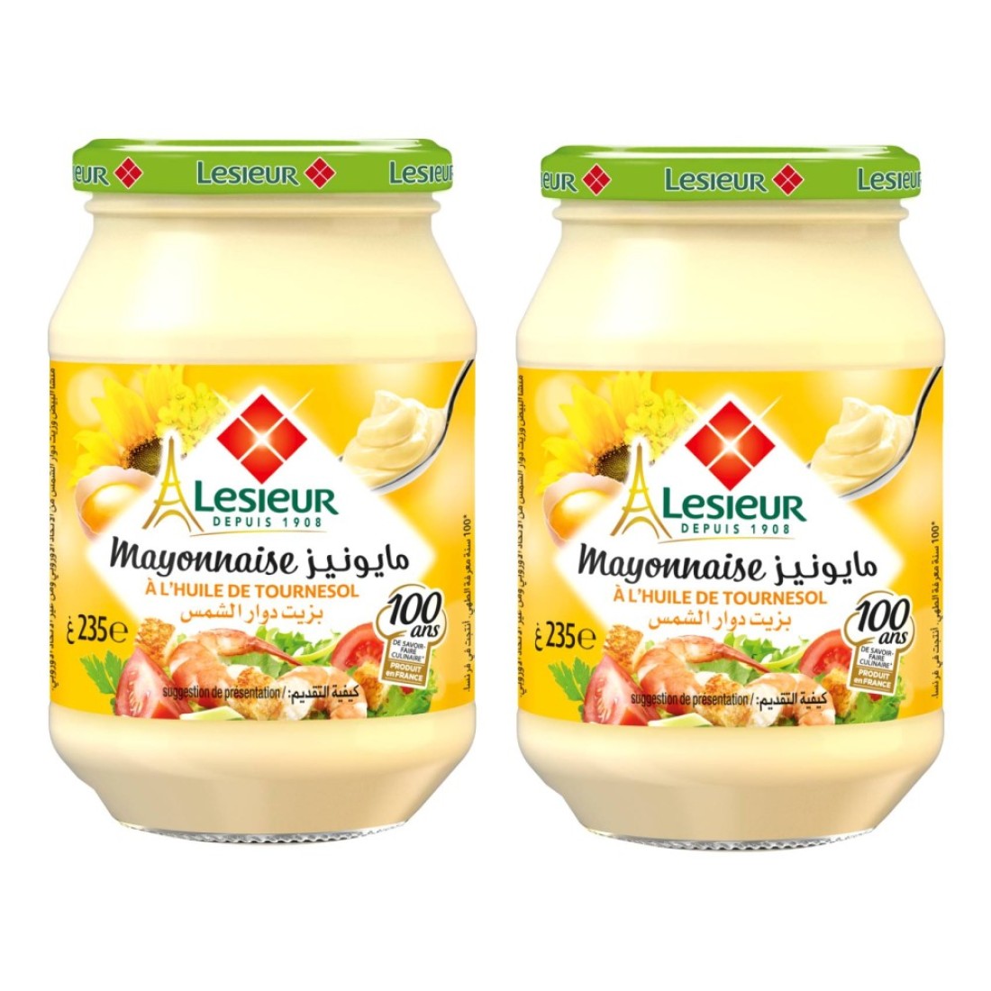 Lesieur Mayonnaise, 235g Pack of 2
