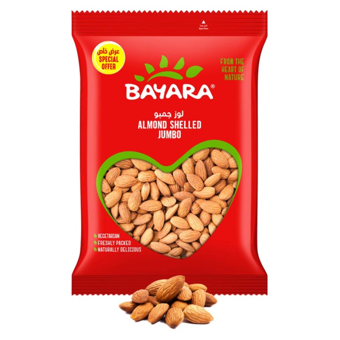 Bayara Shelled Almonds 400g