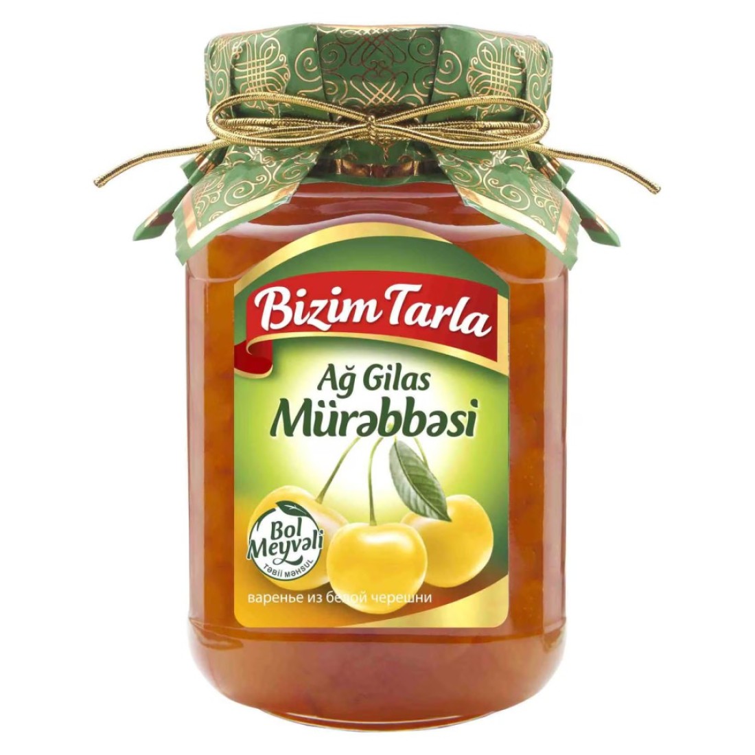 Bizim Tarla White Cherry Preserve 400g