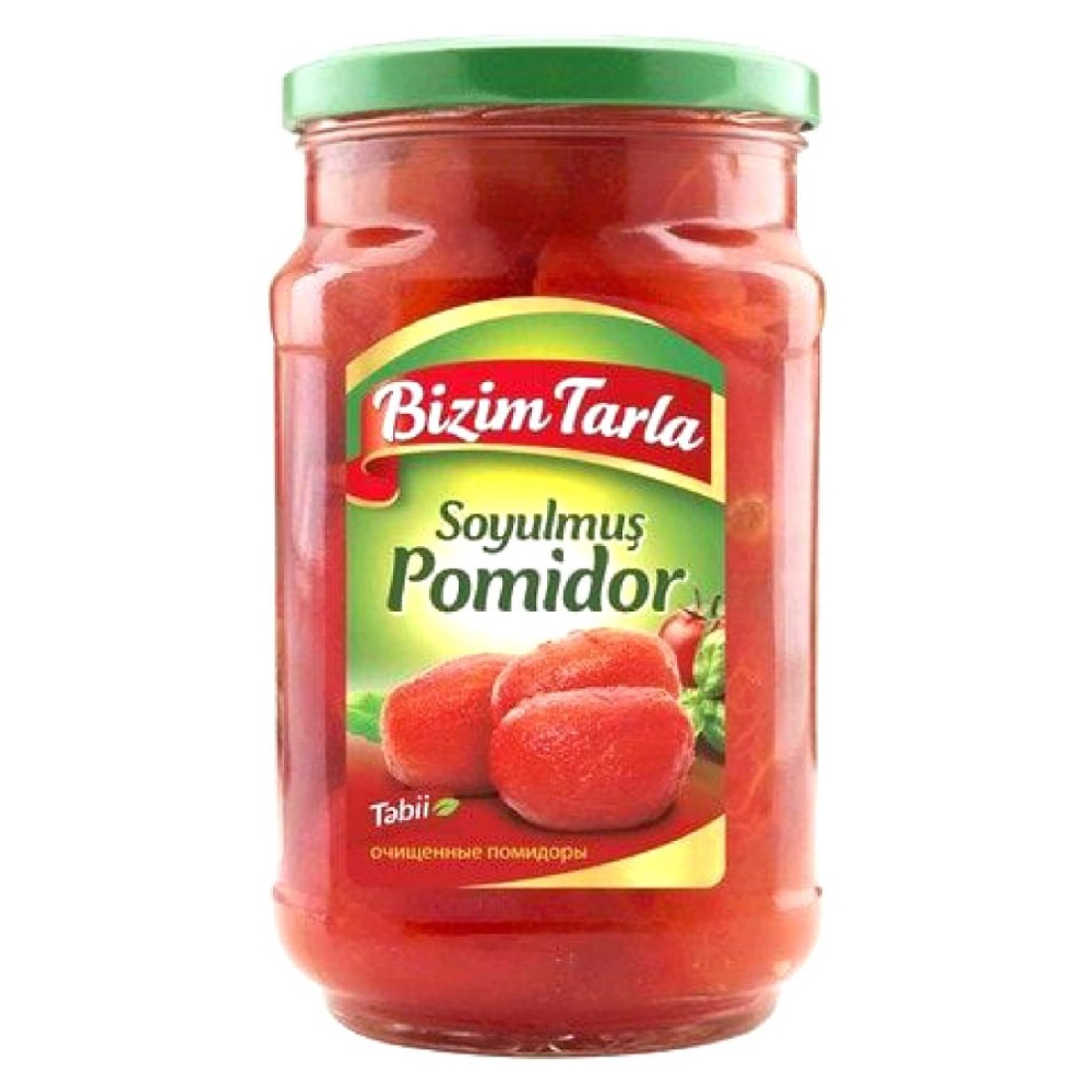 Bizim Tarla Peeled Tomatoes In Juice 640g