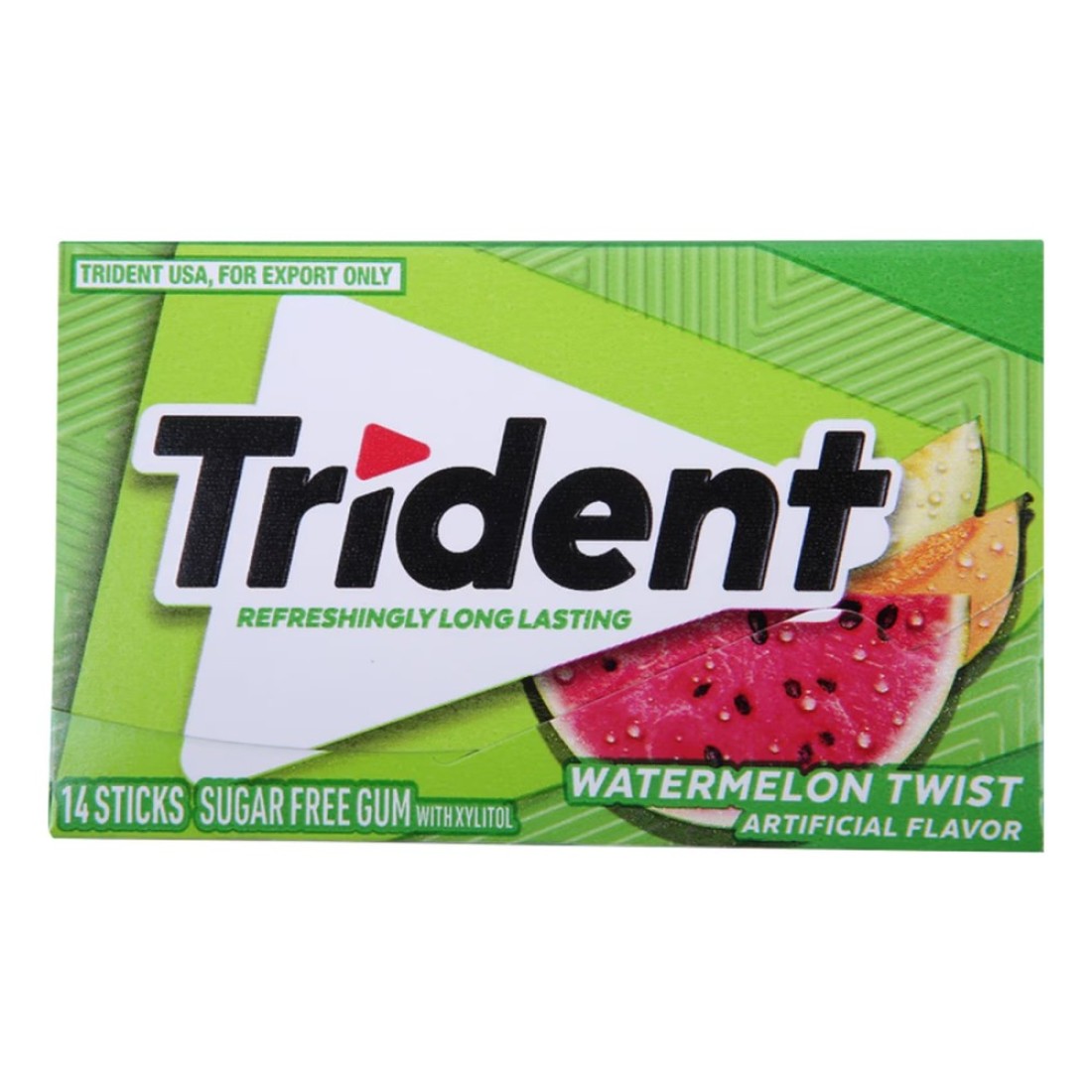 Trident Sugar-Free Gum Sticks Watermelon Twist 14 Sticks