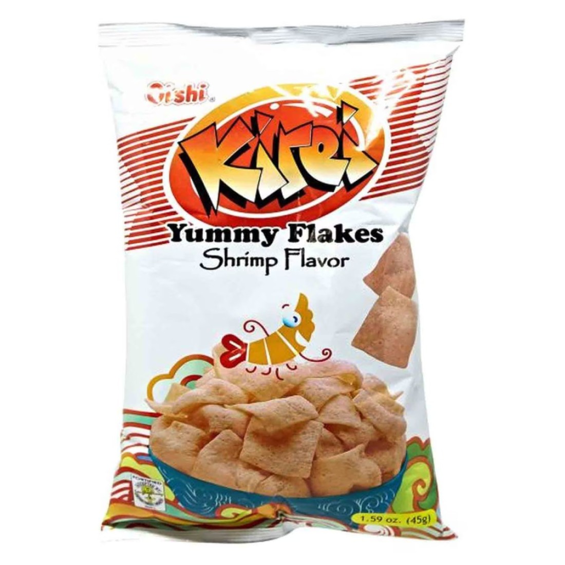 Oishi Kirei Yummy Shrimp Flakes, 45g
