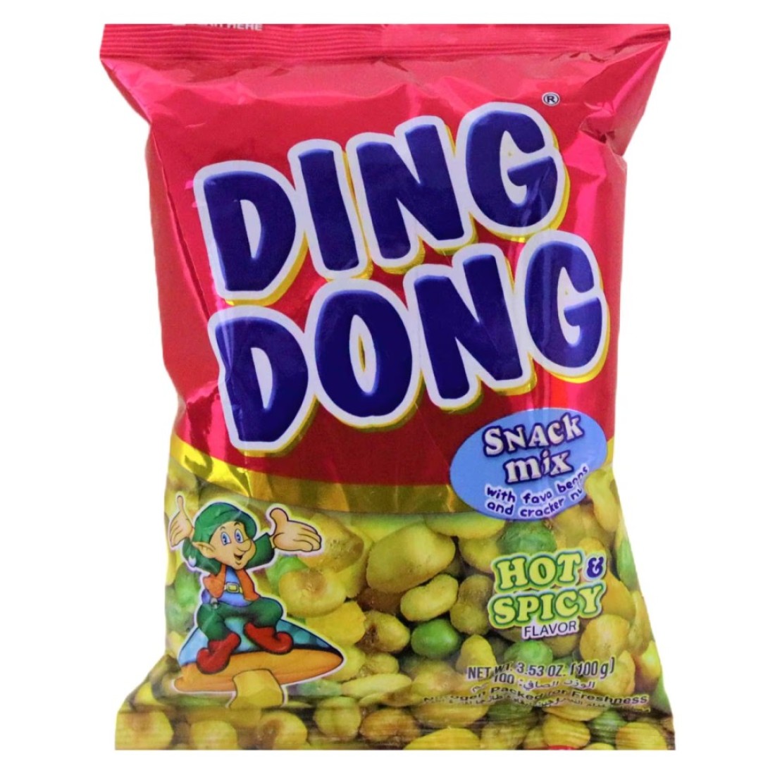 Ding Dong Mixed Nuts Hot and Spicy Snacks, 100g