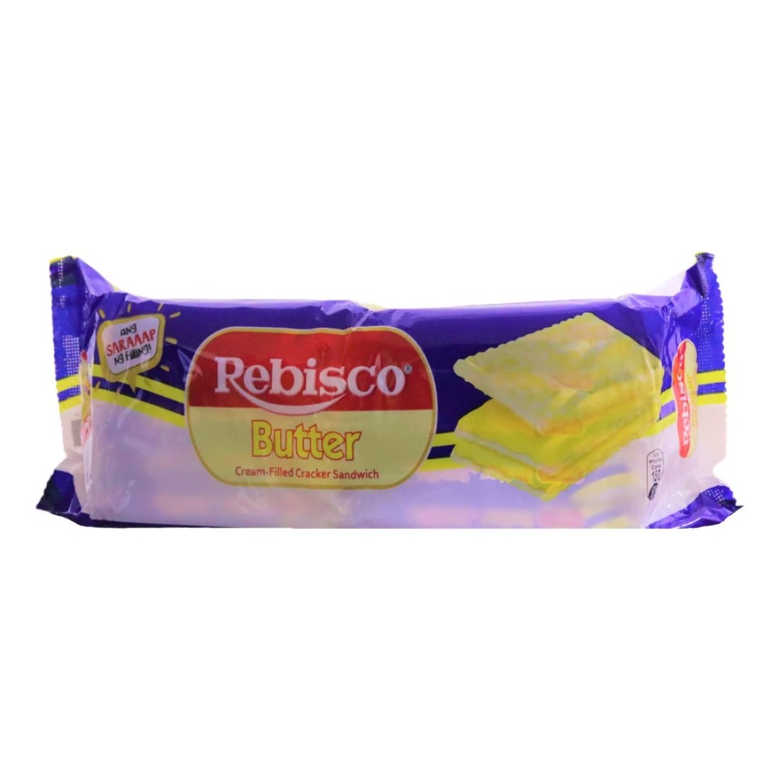 Rebisco Butter Cream Filled Sandwich Cracker, 32g Pack of 10