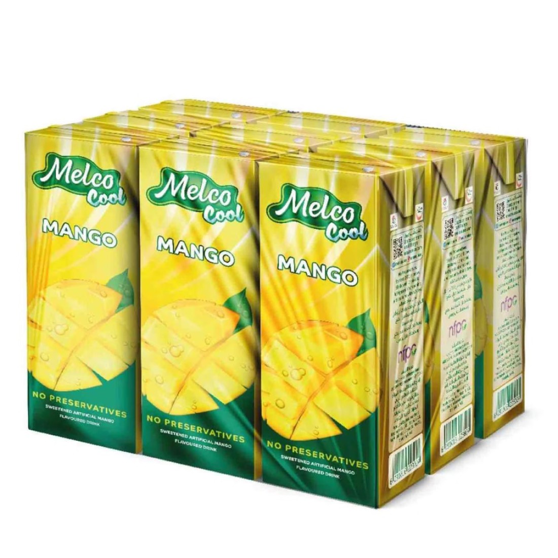 Melco Mango Flavoured Drinks 250ml Pack of 9