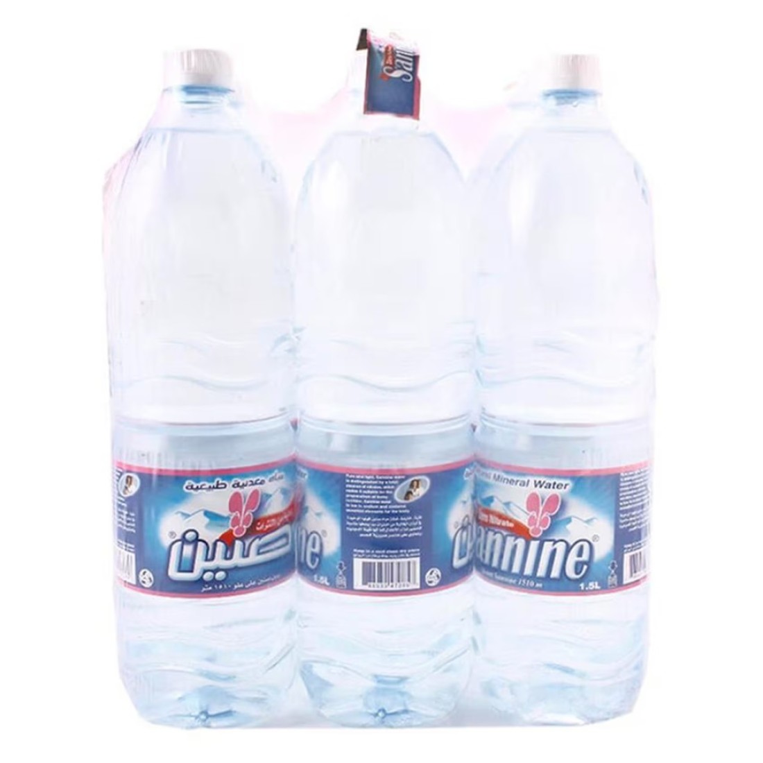 Sannine Natural Mineral Water 1.5L Pack of 6