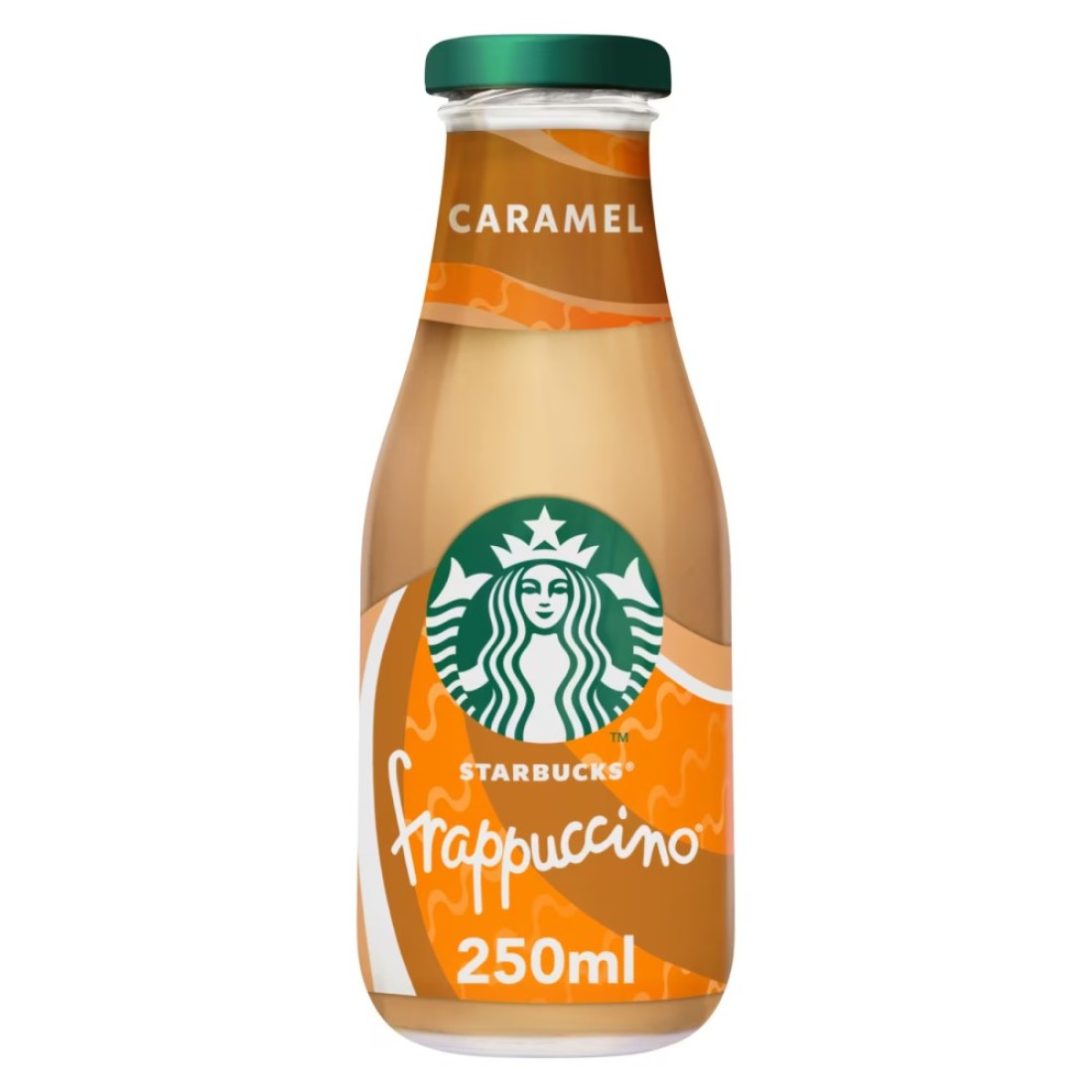 Starbucks Frappuccino Caramel Coffee Drink Bottle, 250ml
