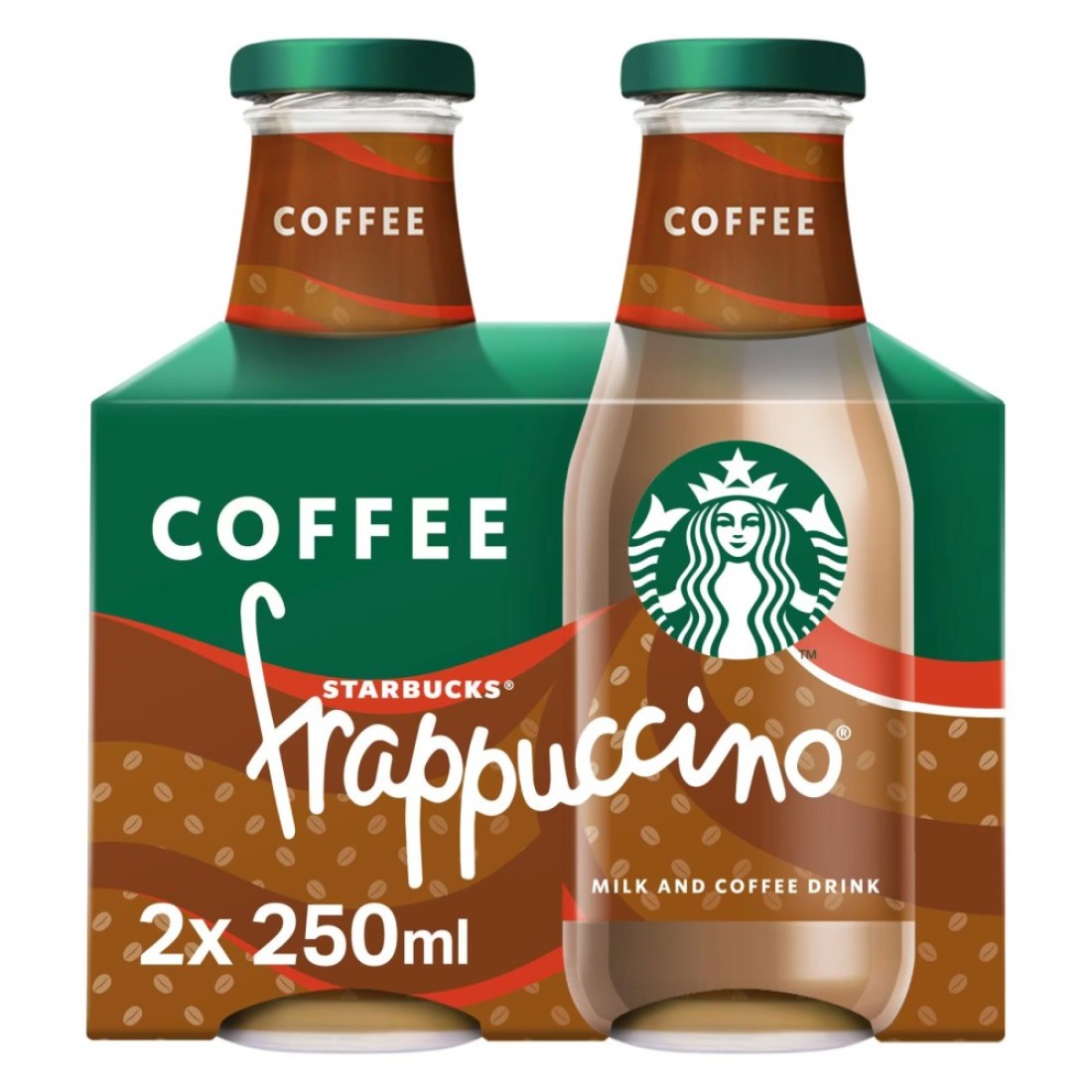 Starbucks Frappuccino Coffee Drink, 250ml Pack of 2