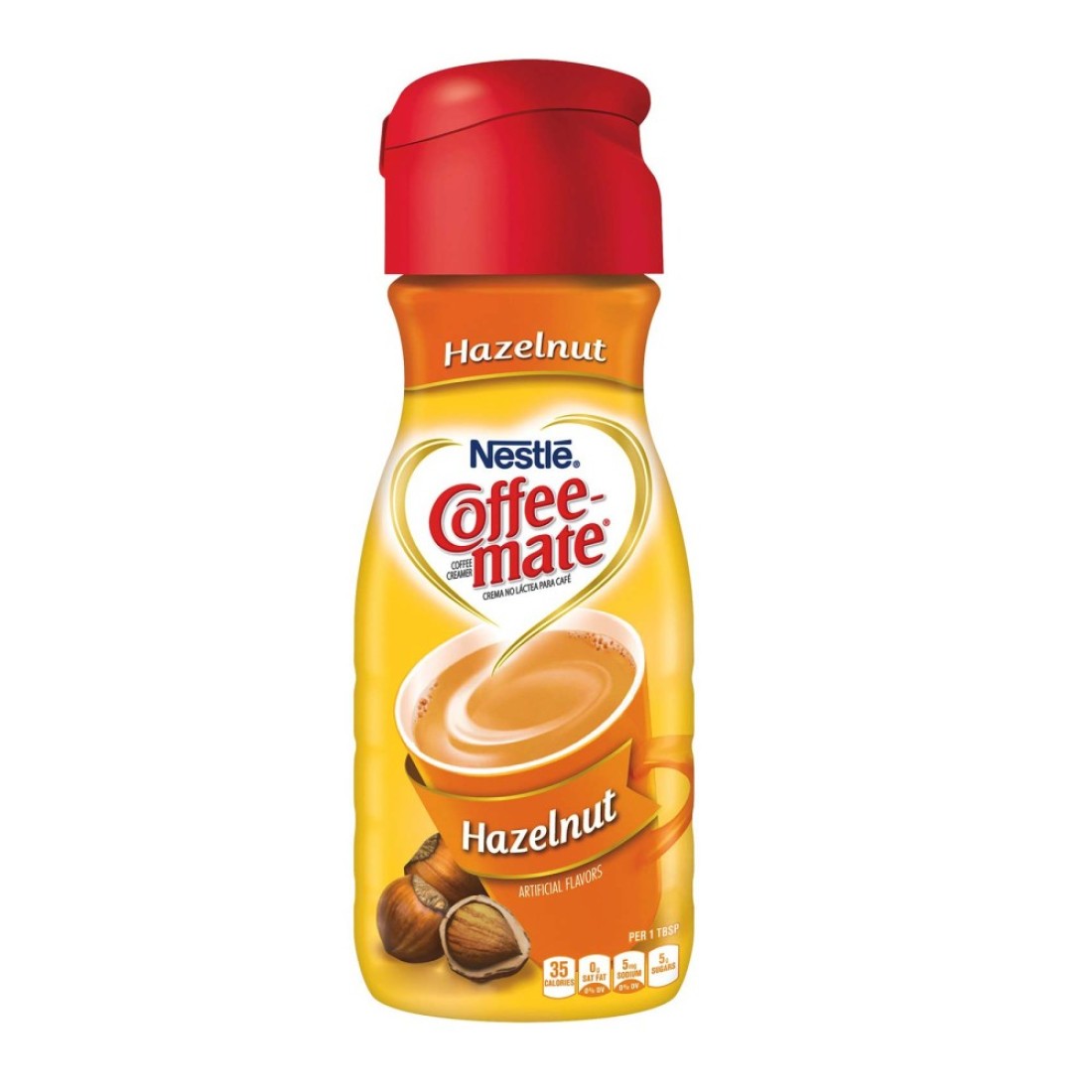 Nestle Coffee Mate Hazelnut Liquid Fat Free Coffee Creamer 473ml