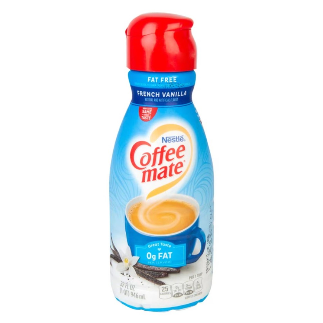 Nestle Coffee Mate French Vanilla Fat Free Coffee Creamer 946ml