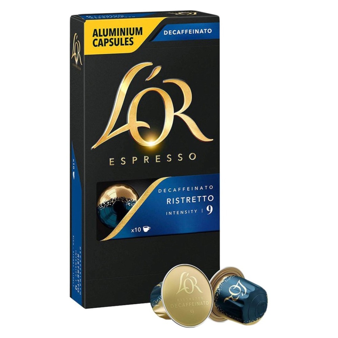 L&#39;Or Espresso Ristretto Decaffeinato Intensity 9 Coffee Capsules 10 Capsules