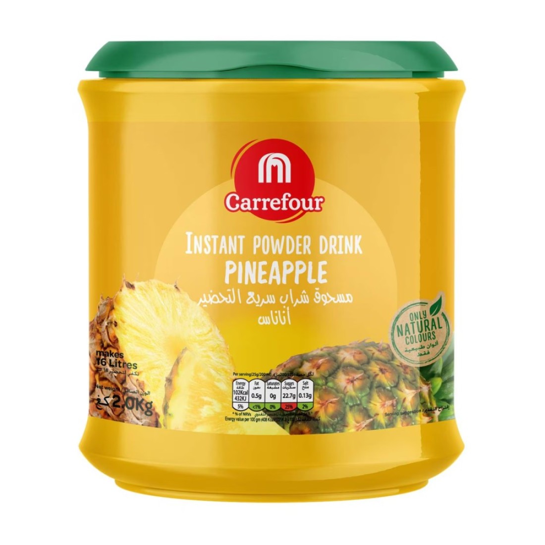 Carrefour Instant Powder Drink Pineapple 2kg